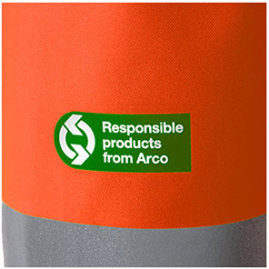 Arco Responsible Women’s Orange Hi-Vis Coat