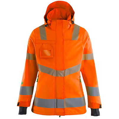 Arco Responsible Women’s Orange Hi-Vis Coat