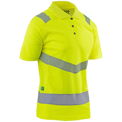 Arco Responsible Women’s Yellow Hi-Vis Polo Shirt