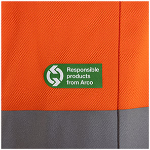 Arco Responsible Women’s Orange Hi-Vis Polo Shirt