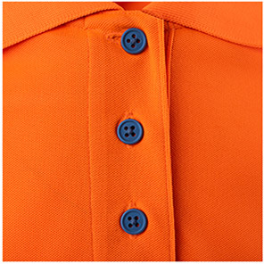 Arco Responsible Women’s Orange Hi-Vis Polo Shirt