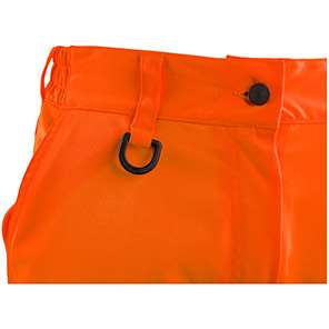 Arco Responsible Women’s Orange Hi-Vis Cargo Trousers with Kneepad Pockets