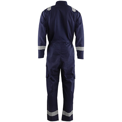 Arco Navy Arc-Flash Overalls with Kneepad Pockets