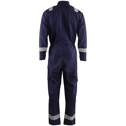Arco Navy Arc-Flash Overalls with Kneepad Pockets