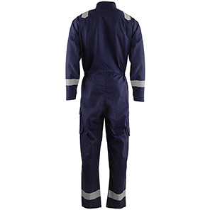 Arco Navy Arc-Flash Overalls with Kneepad Pockets