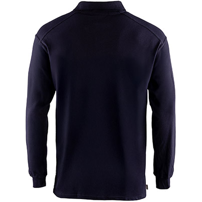 Arco Navy Arc-Flash Long-Sleeve Polo Shirt