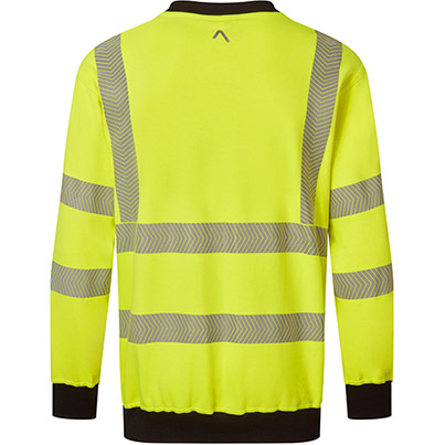 Alsico SWS614 Yellow/Navy Hi-Vis Arc-Flash Sweatshirt