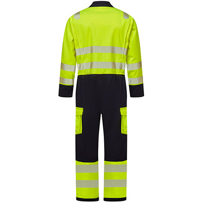 Alsico AFHC2 Yellow/Navy Hi-Vis Arc-Flash Overalls
