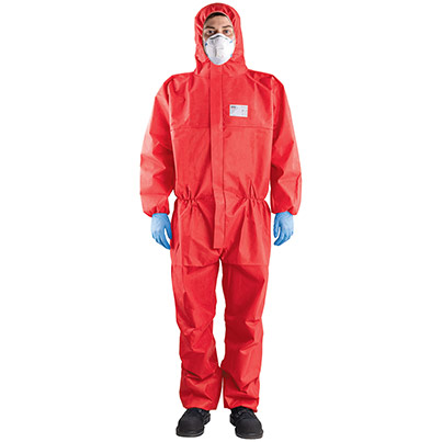 Arco SMS Type 5/6 Red Chemical Coverall