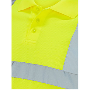 Arco Essentials Yellow Hi-Vis Polo Shirt