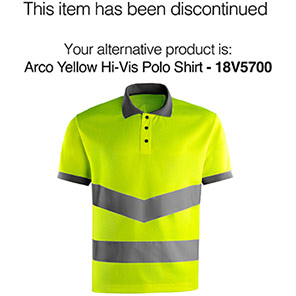 Arco Essentials Yellow Hi-Vis Polo Shirt