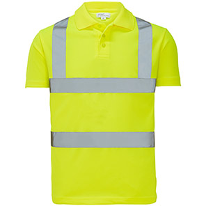 Arco Essentials Yellow Hi-Vis Polo Shirt 6XL