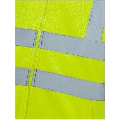 Arco Essentials Yellow Hi-Vis Fleece Jacket
