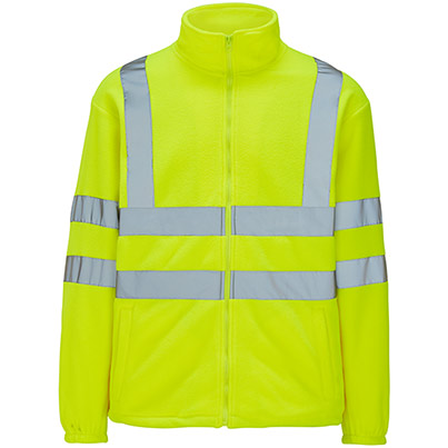 Arco Essentials Yellow Hi-Vis Fleece Jacket