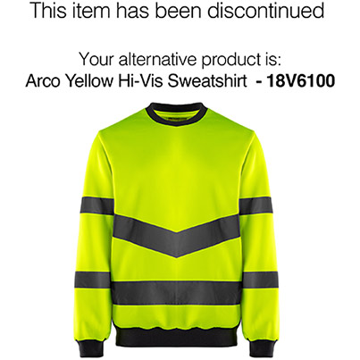 Arco Essentials Yellow Hi-Vis Sweatshirt