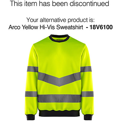 Arco Essentials Yellow Hi-Vis Sweatshirt