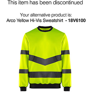 Arco Essentials Yellow Hi-Vis Sweatshirt 5XL