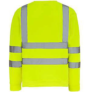 Arco Essentials Yellow Hi-Vis Sweatshirt