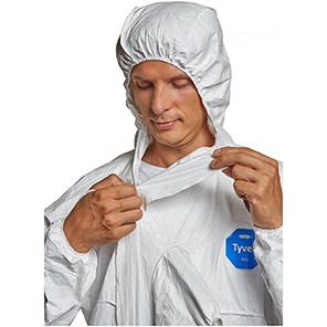 DuPont Tyvek 500 HP TY178 White Chemical Coveralls