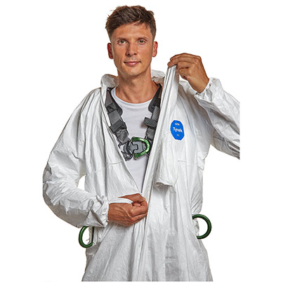 DuPont Tyvek 500 HP TY178 White Chemical Coveralls