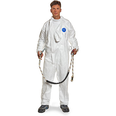 DuPont Tyvek 500 HP TY178 White Chemical Coveralls