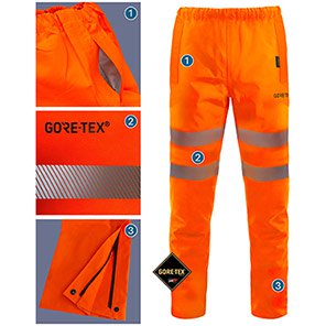 Arco Orange GORE-TEX Hi-Vis Overtrousers