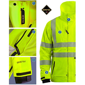 Arco Yellow GORE-TEX Hi-Vis Bomber Jacket