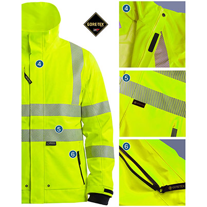 Arco Yellow GORE-TEX Hi-Vis Bomber Jacket