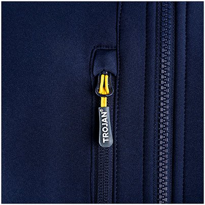 TROJAN Men’s Navy Hooded Softshell Jacket