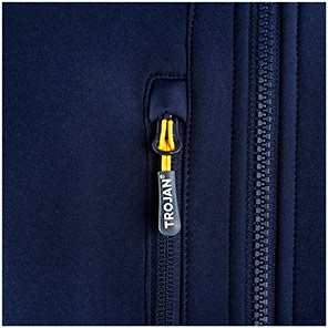 TROJAN Men’s Navy Hooded Softshell Jacket