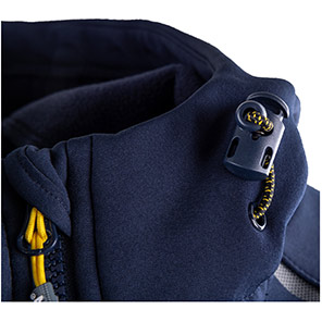 TROJAN Men’s Navy Hooded Softshell Jacket