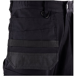 TROJAN Stretch Men’s Black Cargo Trousers with Holster Pockets