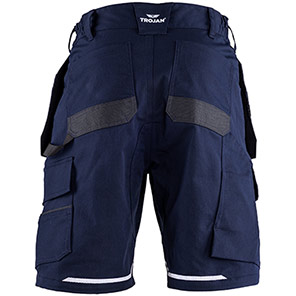 TROJAN Stretch Men’s Navy Cargo Shorts with Holster Pockets