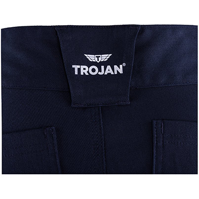 TROJAN Stretch Men’s Navy Cargo Shorts with Holster Pockets