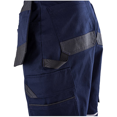 TROJAN Stretch Men’s Navy Cargo Shorts with Holster Pockets