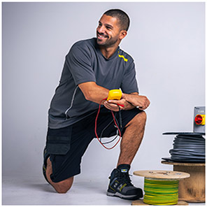 TROJAN Stretch Men’s Navy Cargo Shorts with Holster Pockets