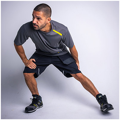 TROJAN Stretch Men’s Navy Cargo Shorts with Holster Pockets