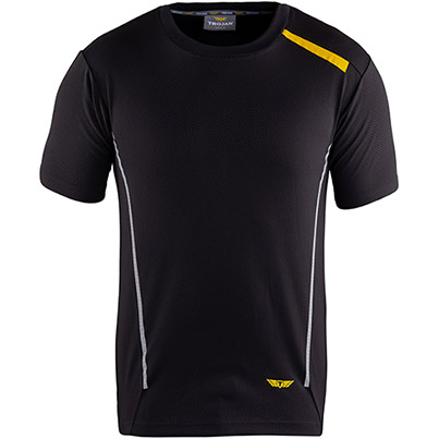 TROJAN Men’s Black T-Shirt