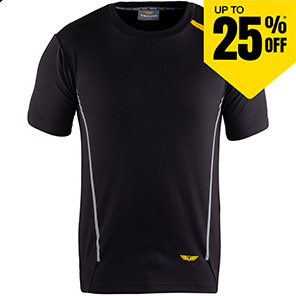 TROJAN Men’s Black T-Shirt