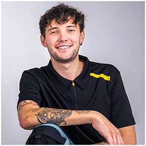 TROJAN Men’s Black Polo T-Shirt