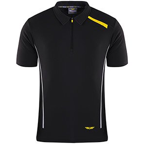 TROJAN Men’s Black Polo T-Shirt 3XL