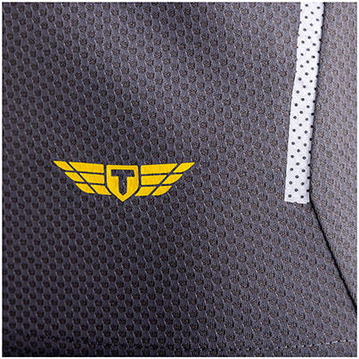 TROJAN Men’s Grey Polo T-Shirt