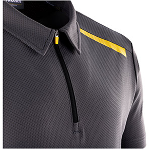 TROJAN Men’s Grey Polo T-Shirt