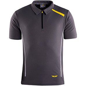 TROJAN Men’s Grey Polo T-Shirt 3XL