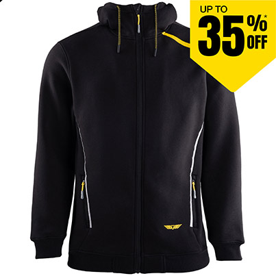 TROJAN Men’s Black Hoodie