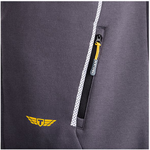 TROJAN Men’s Grey Hoodie