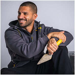 TROJAN Men’s Grey Hoodie