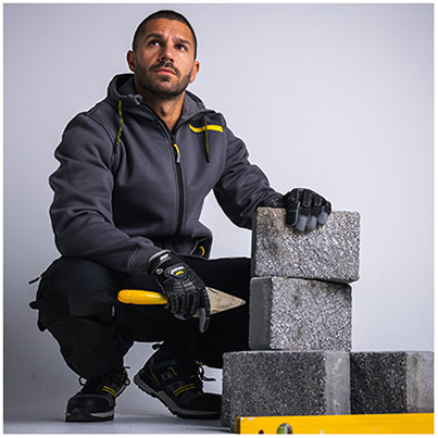 TROJAN Men’s Grey Hoodie