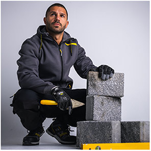 TROJAN Men’s Grey Hoodie