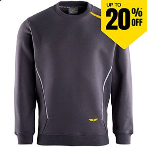 TROJAN Men’s Grey Sweatshirt 3XL